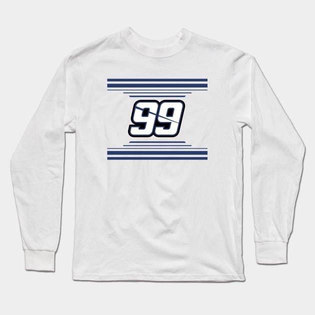 Daniel Suarez #99 2024 NASCAR Design Long Sleeve T-Shirt by AR Designs 